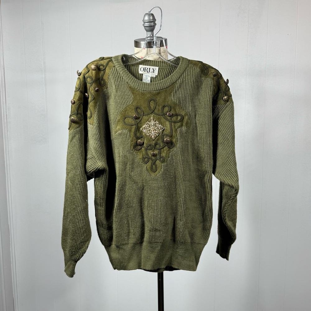 ORLY Unique vintage green Sweater
